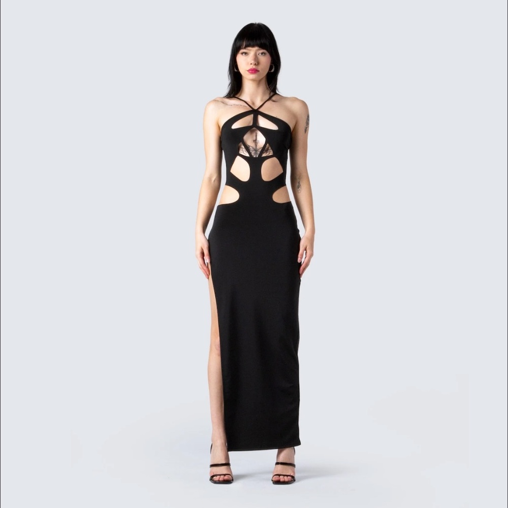 Finesse US Black cutout dress